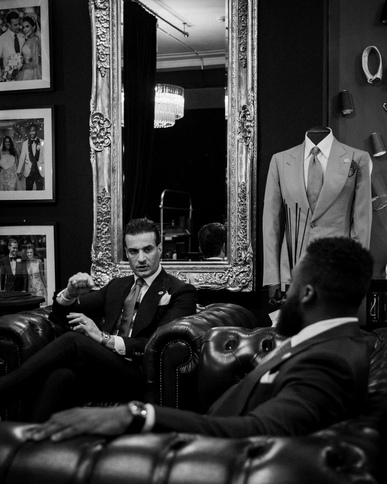 Private bespoke tailoring consultation at Signature Bespoke Liverpool