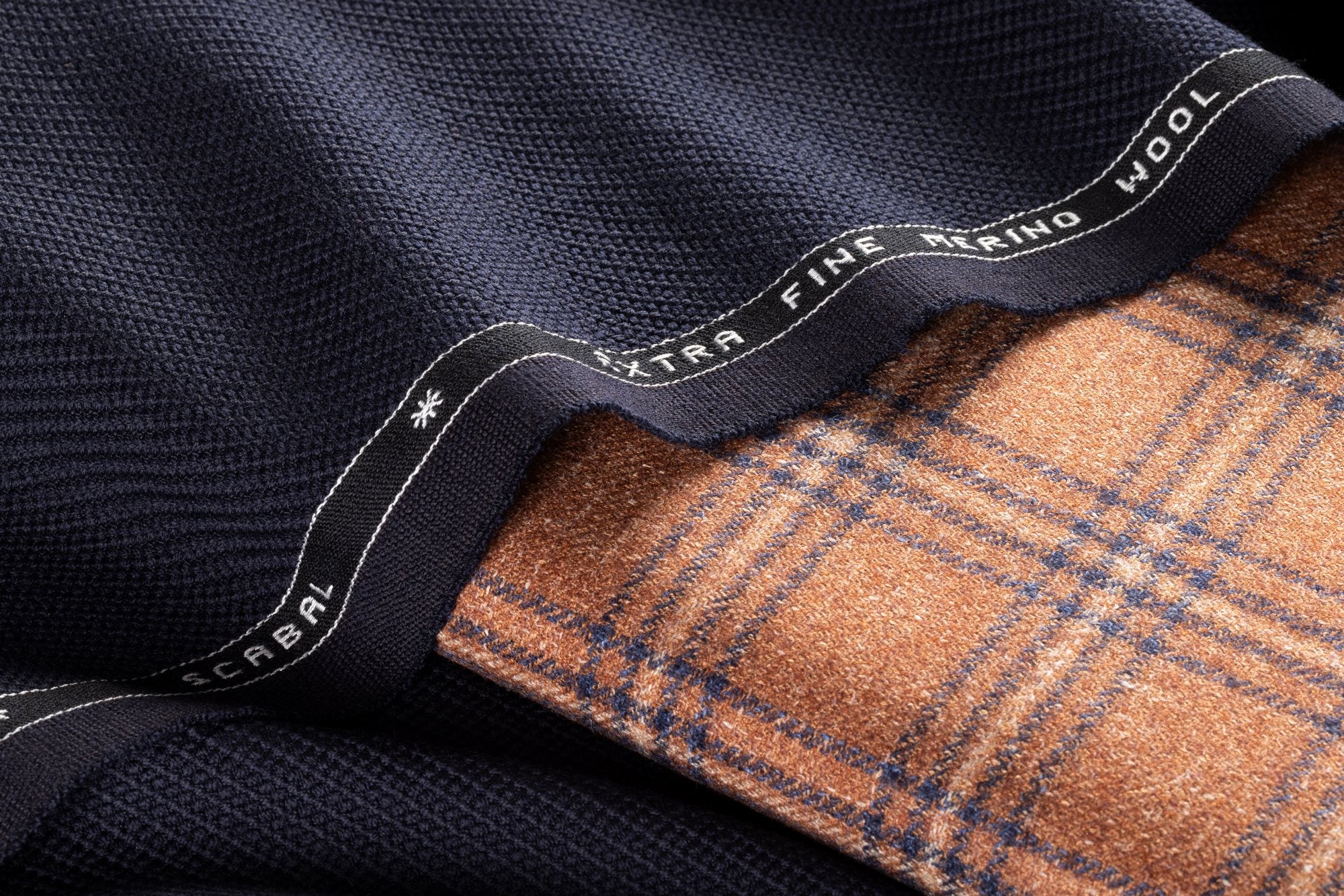 Luxury bespoke suit cloths selected during a Signature Bespoke Liverpool consultation